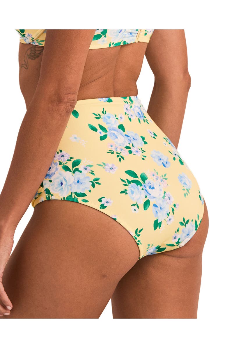 Adore Me Morgana Swimwear High Waisted Bottom, Alternate, color, Floral Yellow