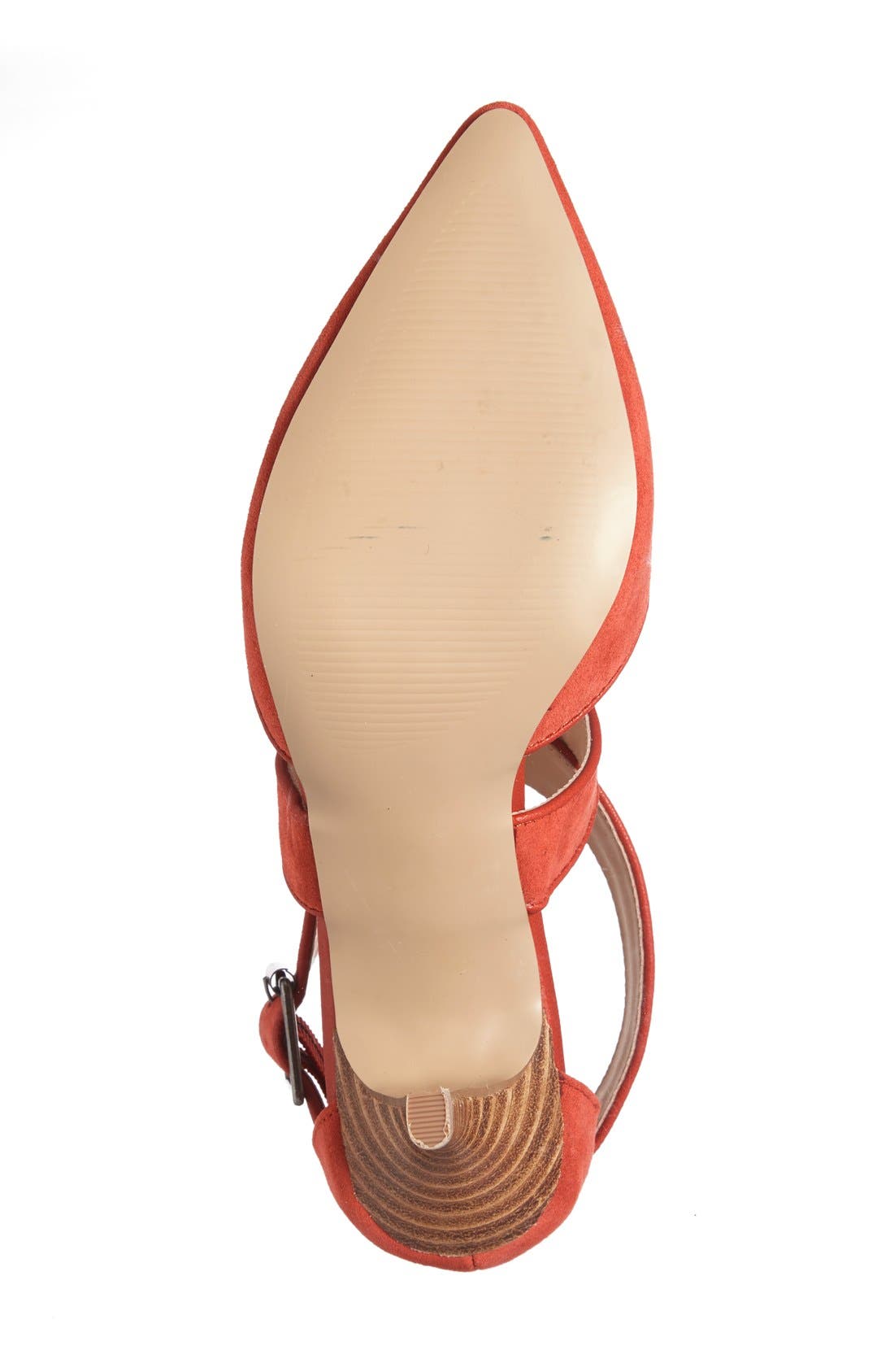 'Tamra' Pointy Toe Pump, Alternate, color, PAPRIKA KID SUEDE