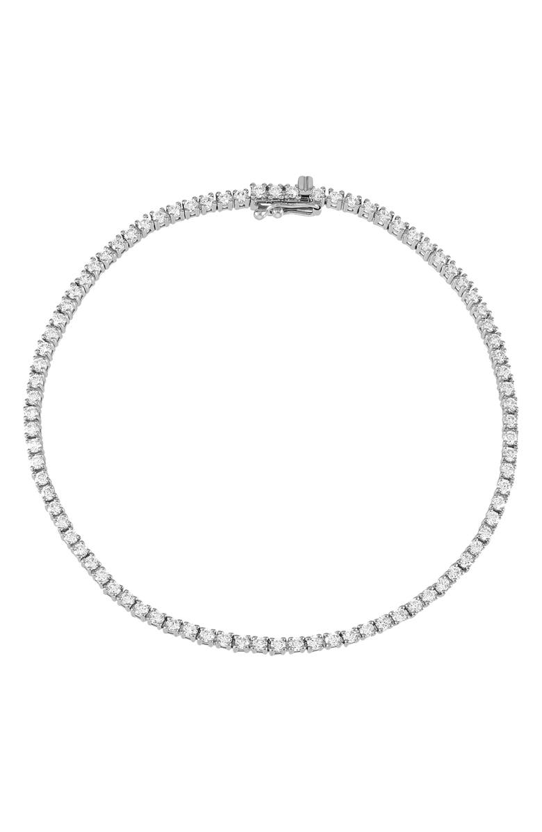 Frankie & Zoe 10K Gold Lab Grown Diamond Tennis Bracelet, Main, color, 