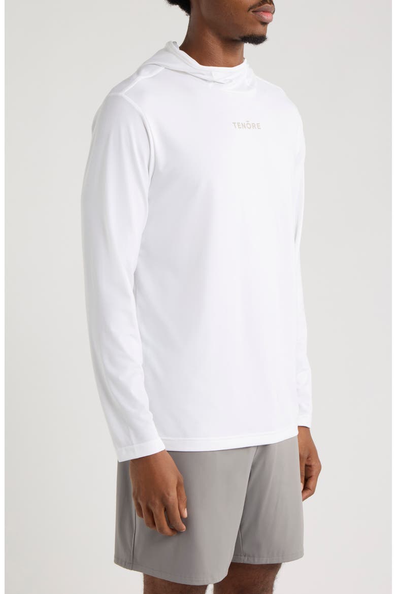 Logo Graphic Hooded T-Shirt, Alternate, color, WHITE