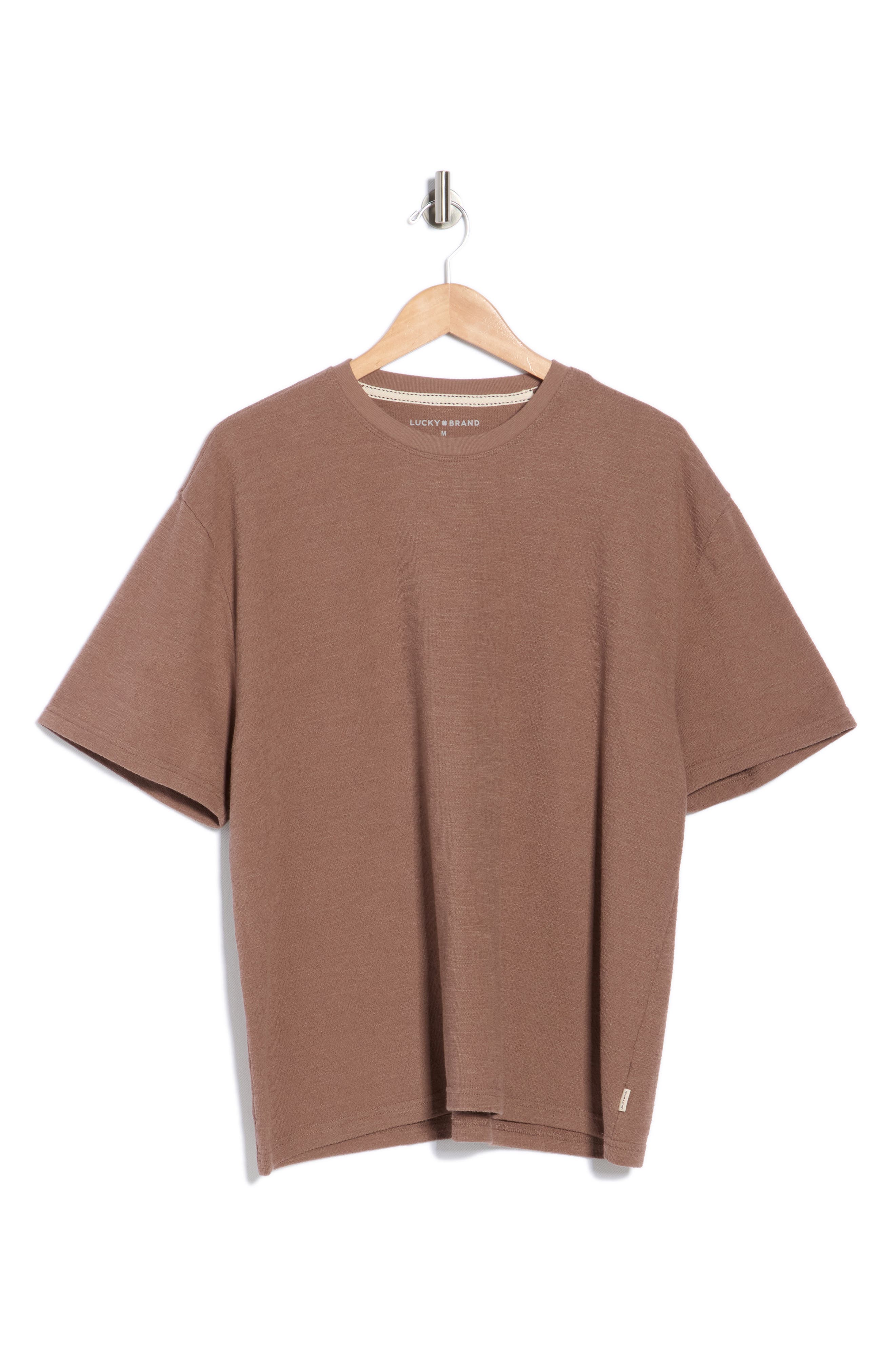 Lucky Brand Textured Boxy Knit T-Shirt