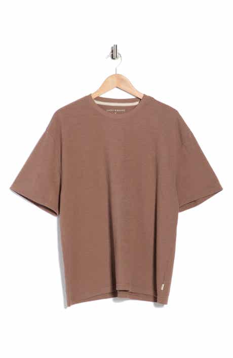 Lucky Brand Textured Boxy Knit T-Shirt