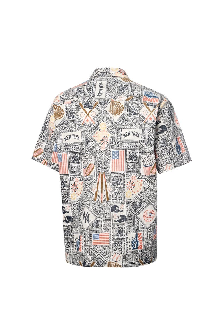 Men's Reyn Spooner  Navy New York Yankees Americana Button-Up Shirt, Alternate, color, Navy