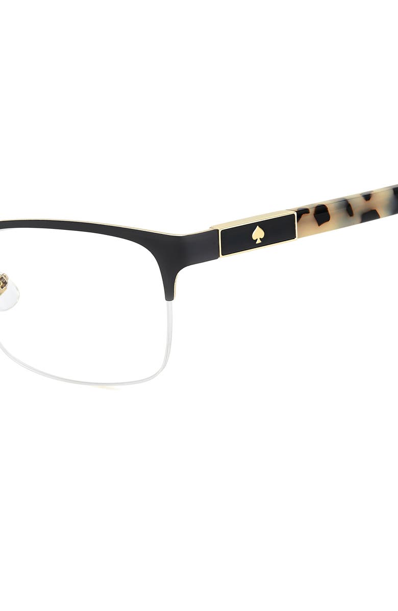 Kate Spade New York alexanne 51mm rectangular optical glasses, Alternate, color, 
