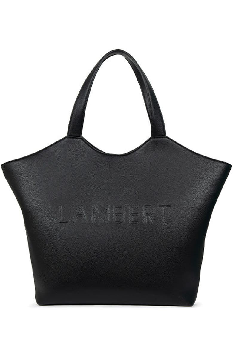 Lambert The Sheila - Vegan Leather Tote Bag, Main, color, Black