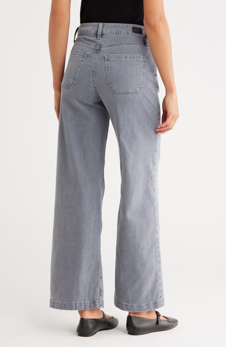 PAIGE Genesee High Waist Wide Leg Jeans, Alternate, color, Curris Grey