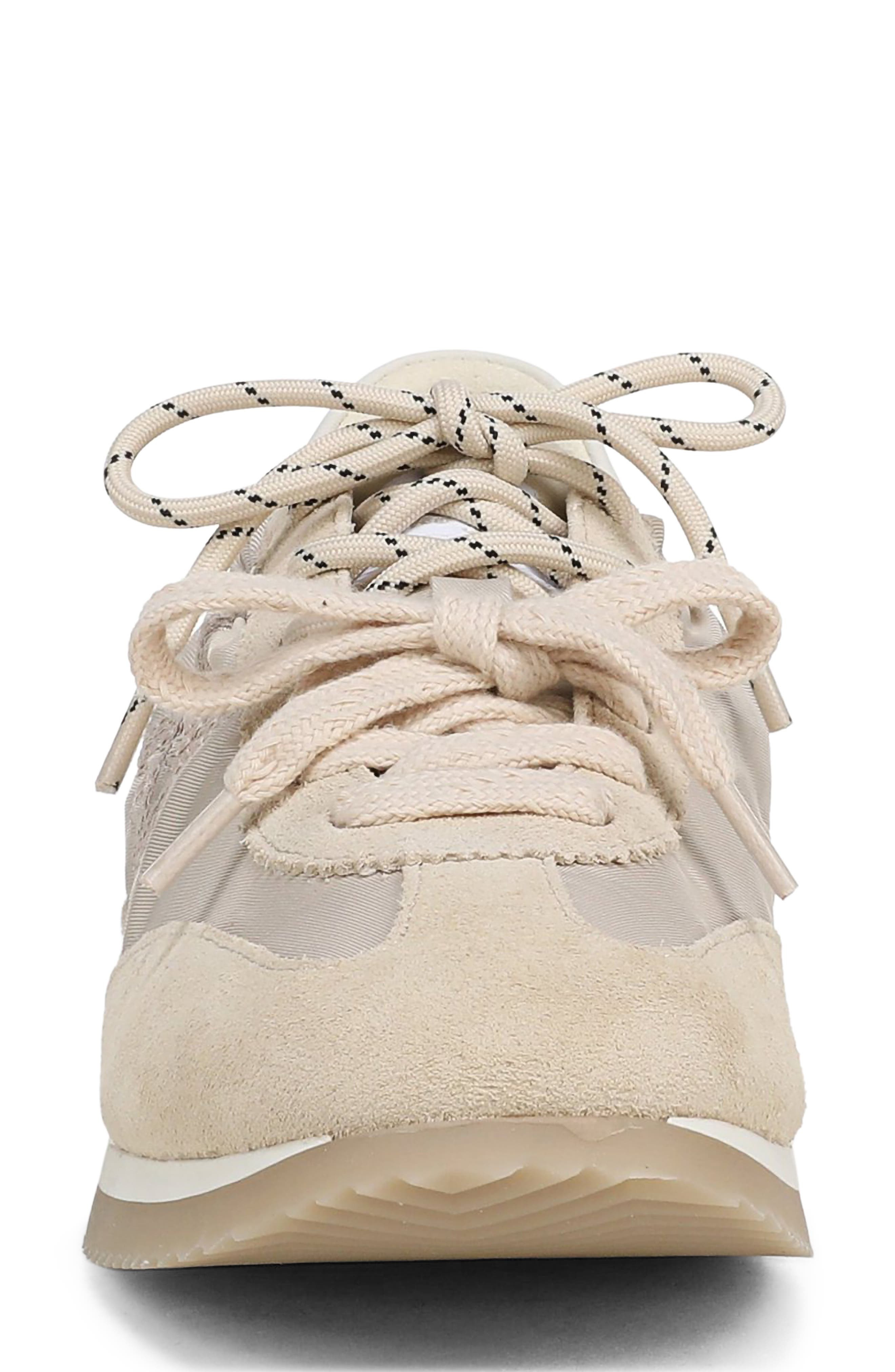 Evara Lace-Up Sneaker, Alternate, color, MODERN IVORY/ NEW ECRU