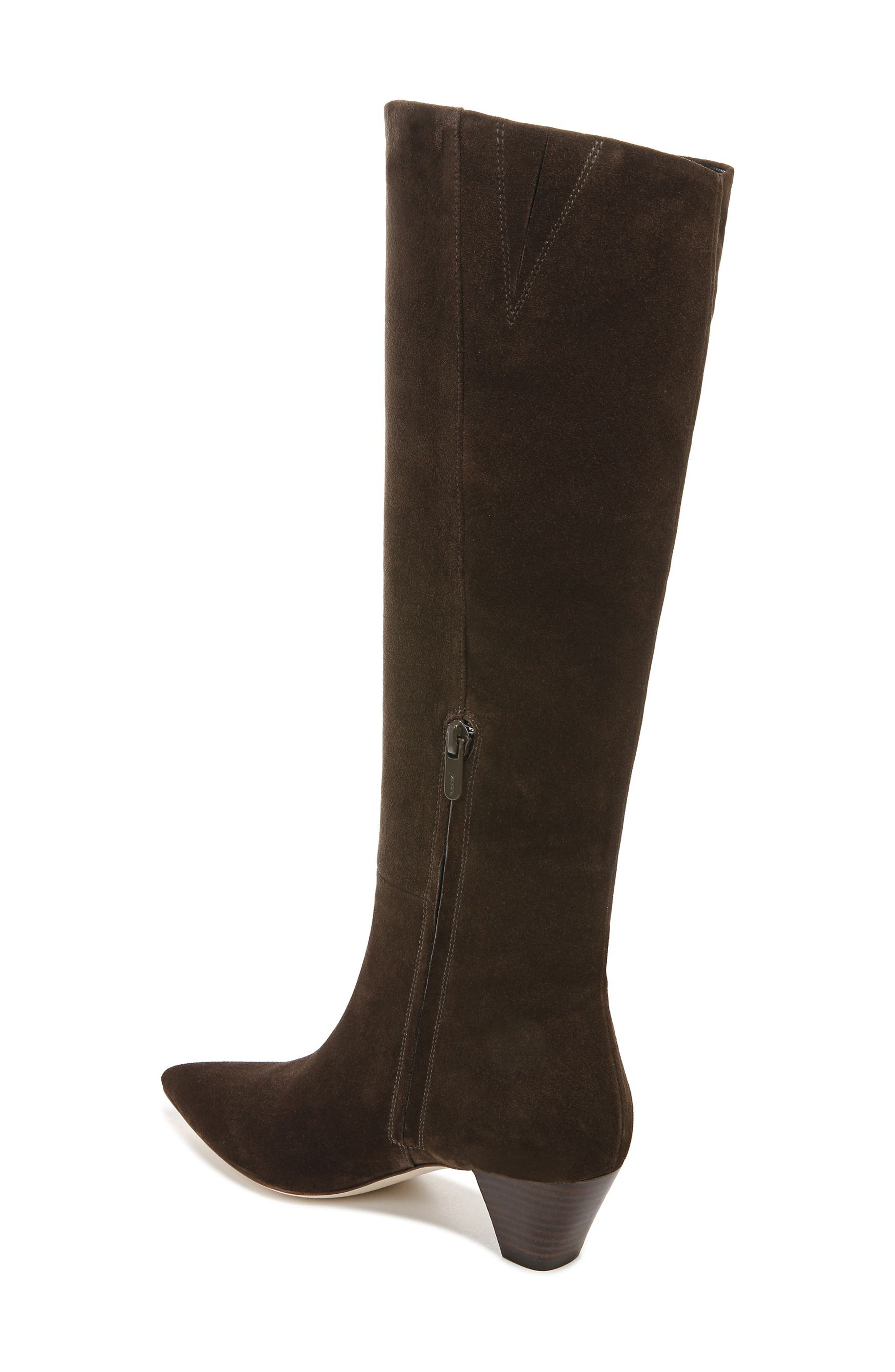 Farida Pointed Toe Boot, Alternate, color, CLOVE