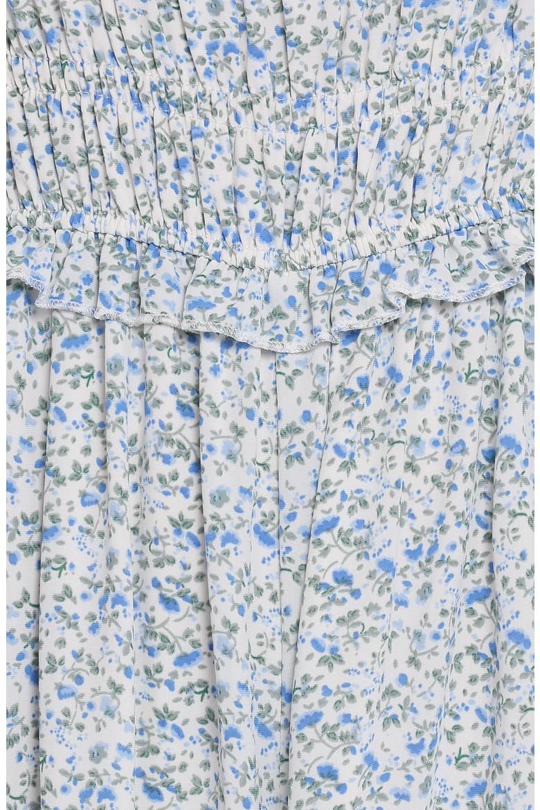 Yulissa Strapless Jumpsuit, Alternate, color, BLUE FLORAL