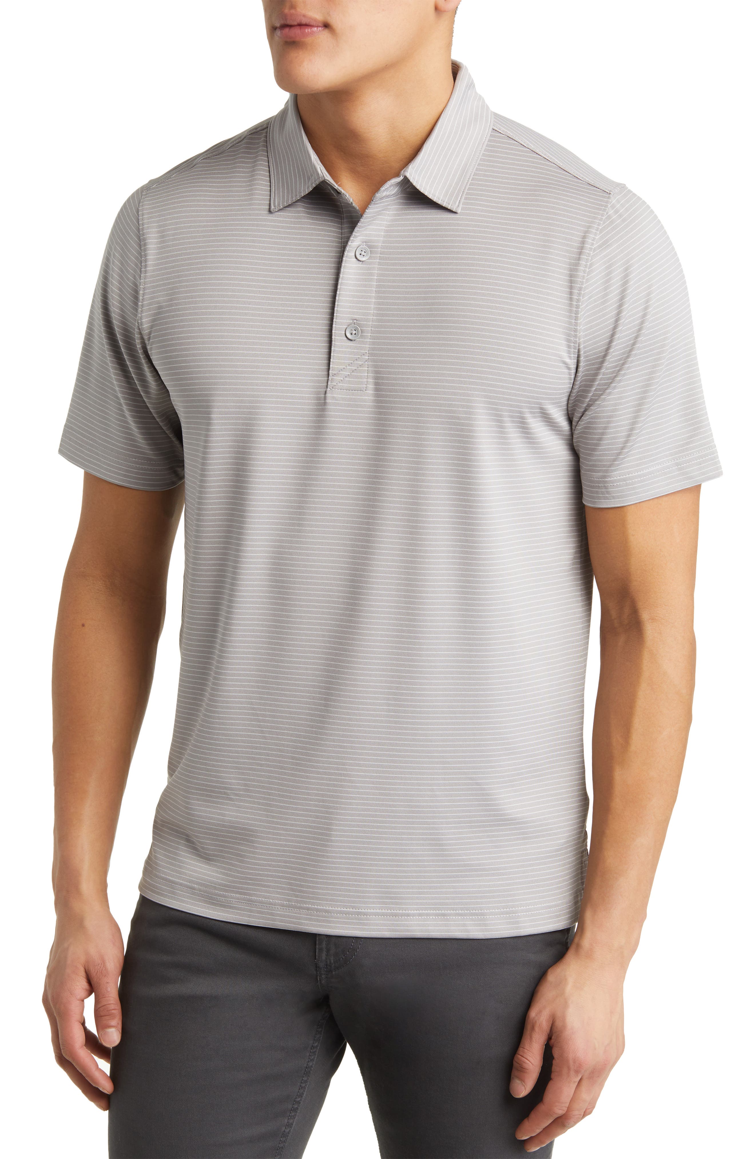 Forge DryTec Pencil Stripe Performance Polo - image 3