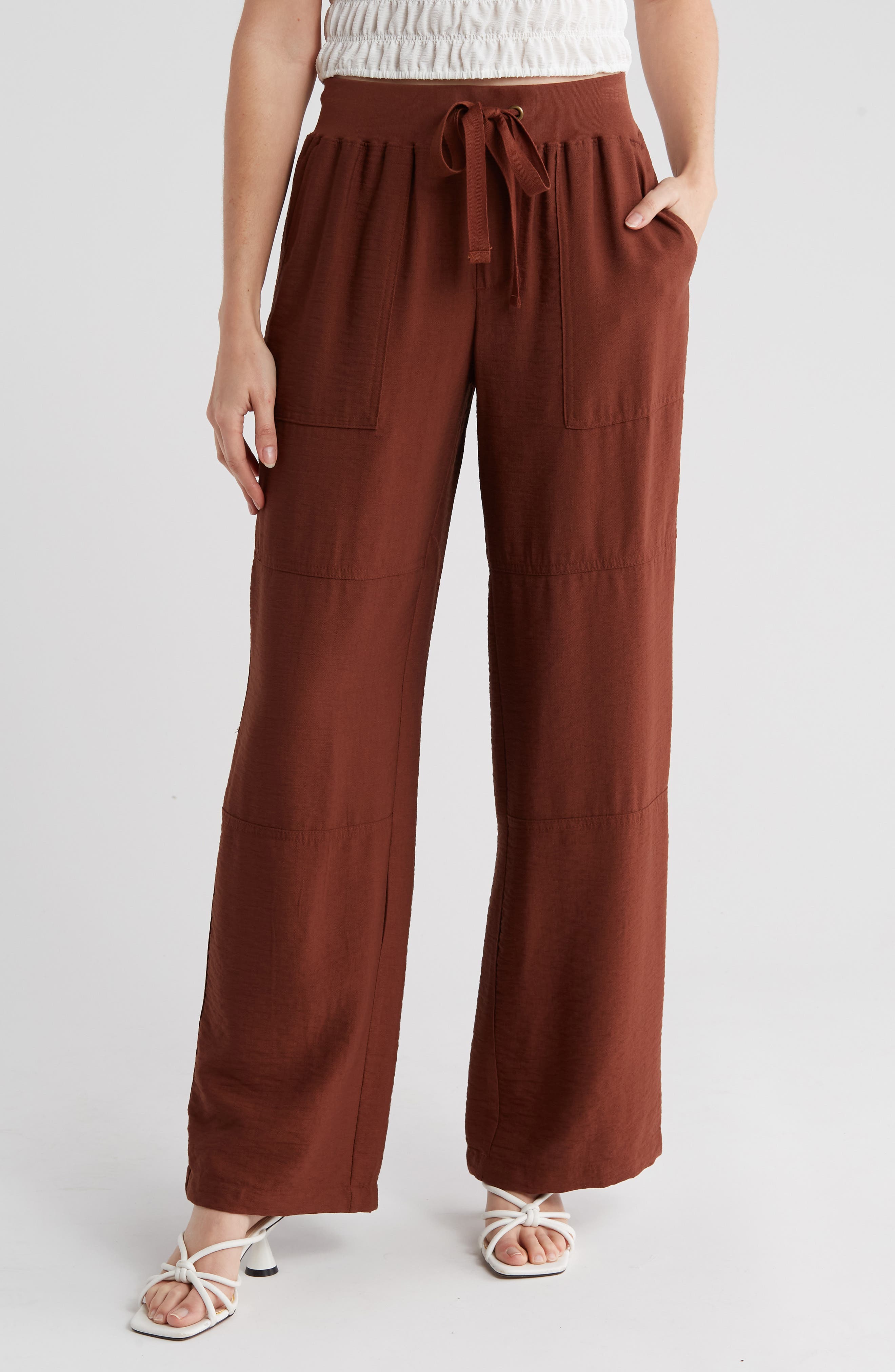 Sanctuary Twill Wide Leg Pants