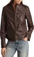 Reiss Allie Leather Jacket