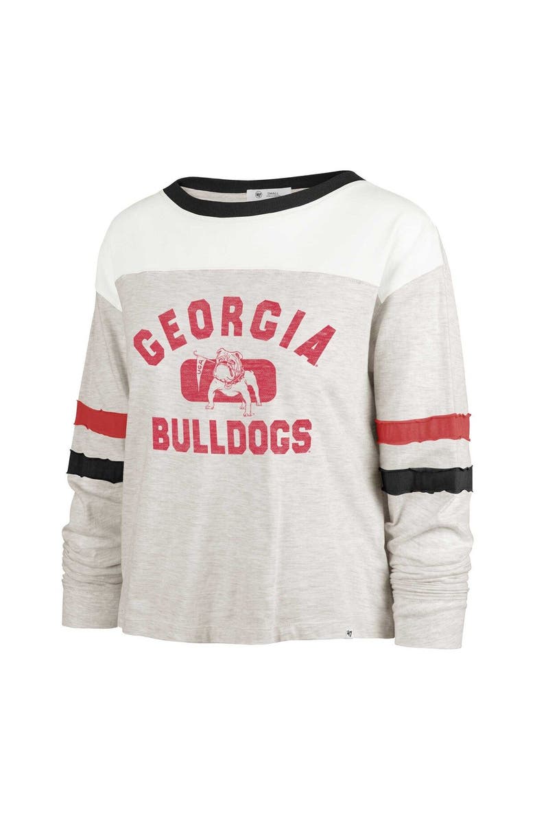 '47 Women's '47 Oatmeal Georgia Bulldogs Vault All Class Lena Long Sleeve T-Shirt, Alternate, color, Oatmeal