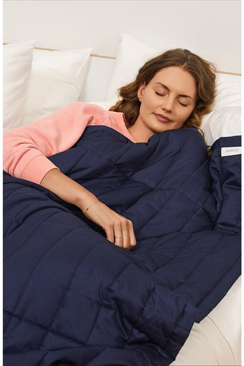 10-Pound Weighted Blanket, Alternate, color, NAVY