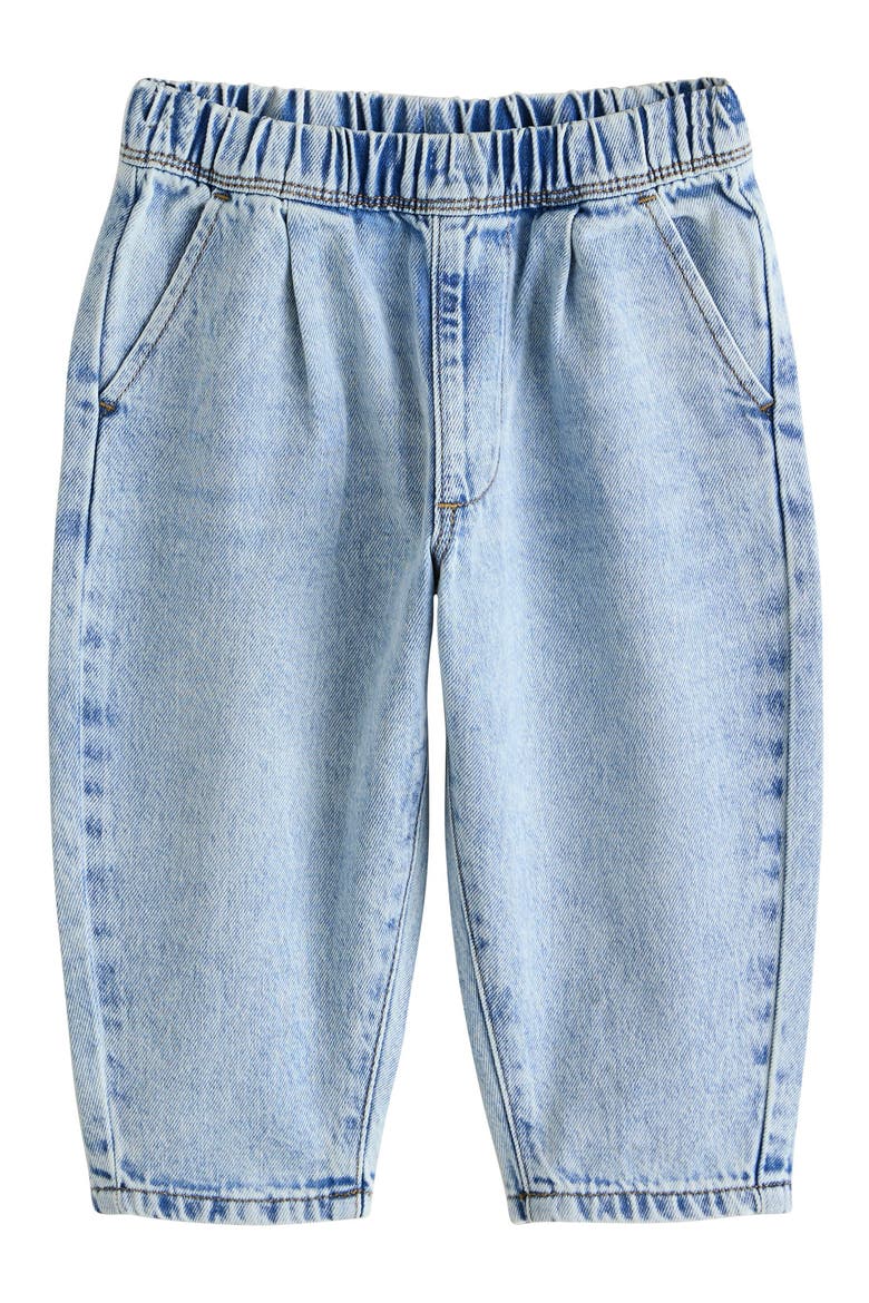 Kids' Barrel Leg Jeans, Main, color, BLUE