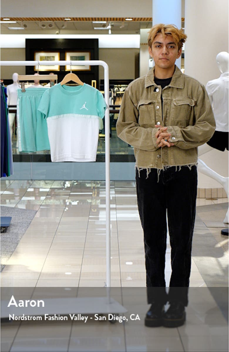 Kids' Jumpman Colorblock T-Shirt & Sweat Shorts Set, sales video thumbnail