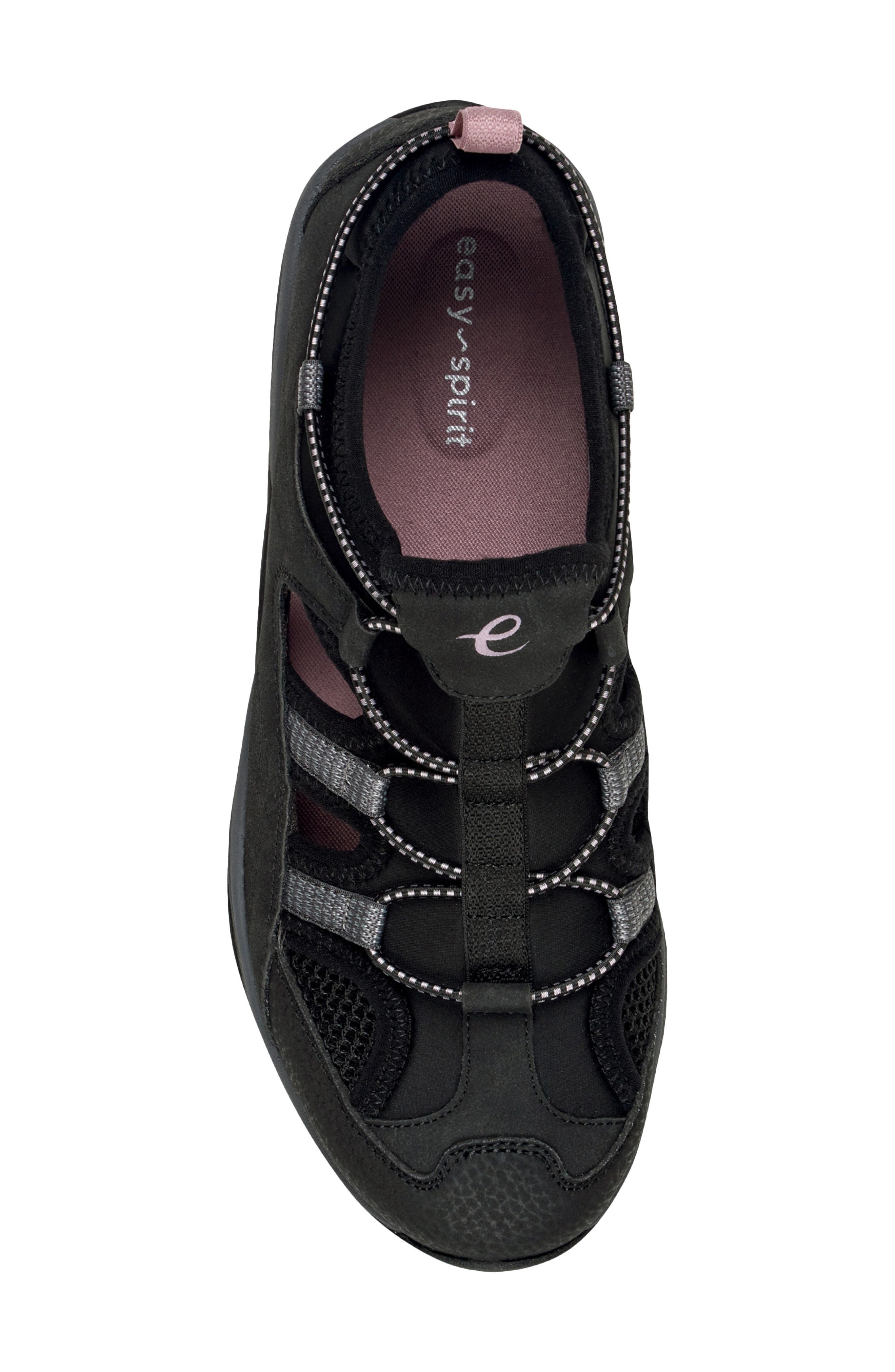 Easy Spirit Everete Sneaker, Alternate, color, Black