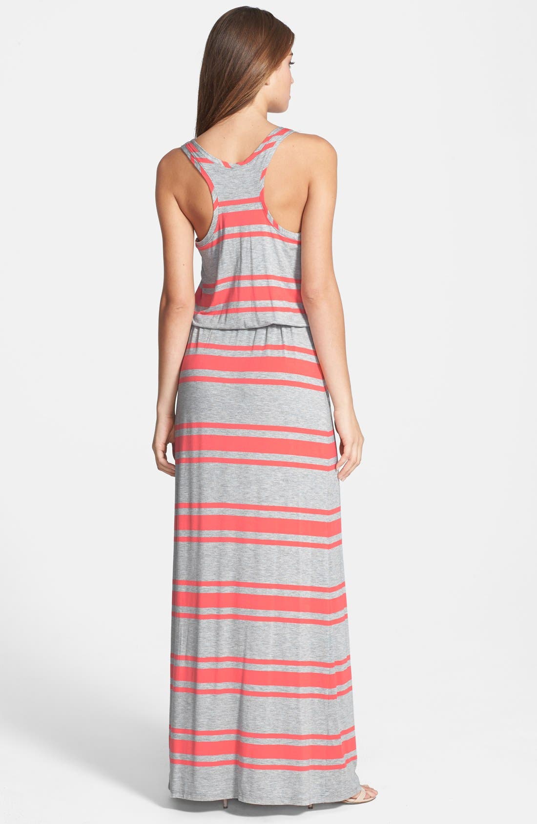 Caslon® Drawstring Jersey Maxi Dress (Women) | Nordstrom