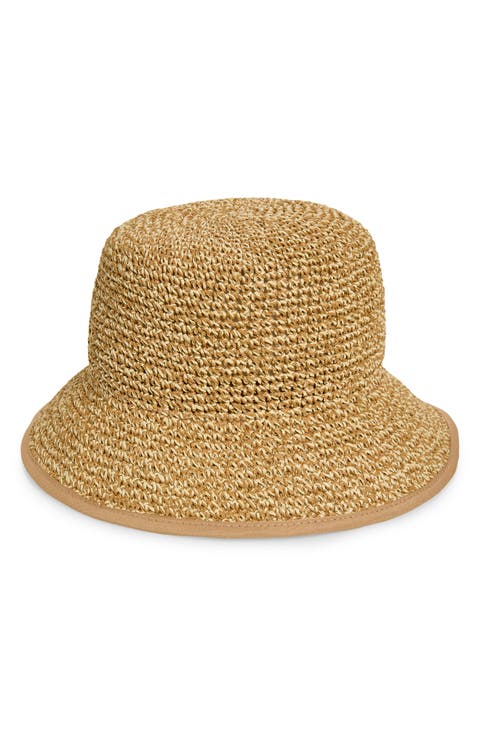 Two-Tone Crochet Bucket Hat