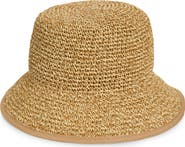 Nine West Two-Tone Crochet Bucket Hat