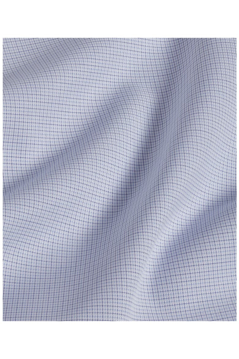 Slim Fit Microdobby Dress Shirt, Alternate, color, WHITE/ SKY