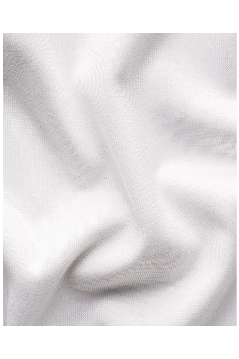 Silk & Cotton T-Shirt, Alternate, color, WHITE