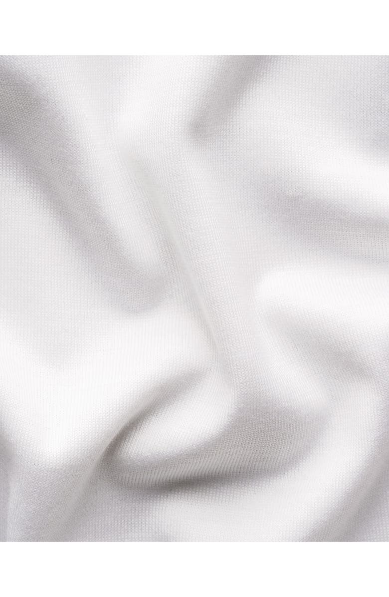 Eton Silk & Cotton T-Shirt, Alternate, color, White
