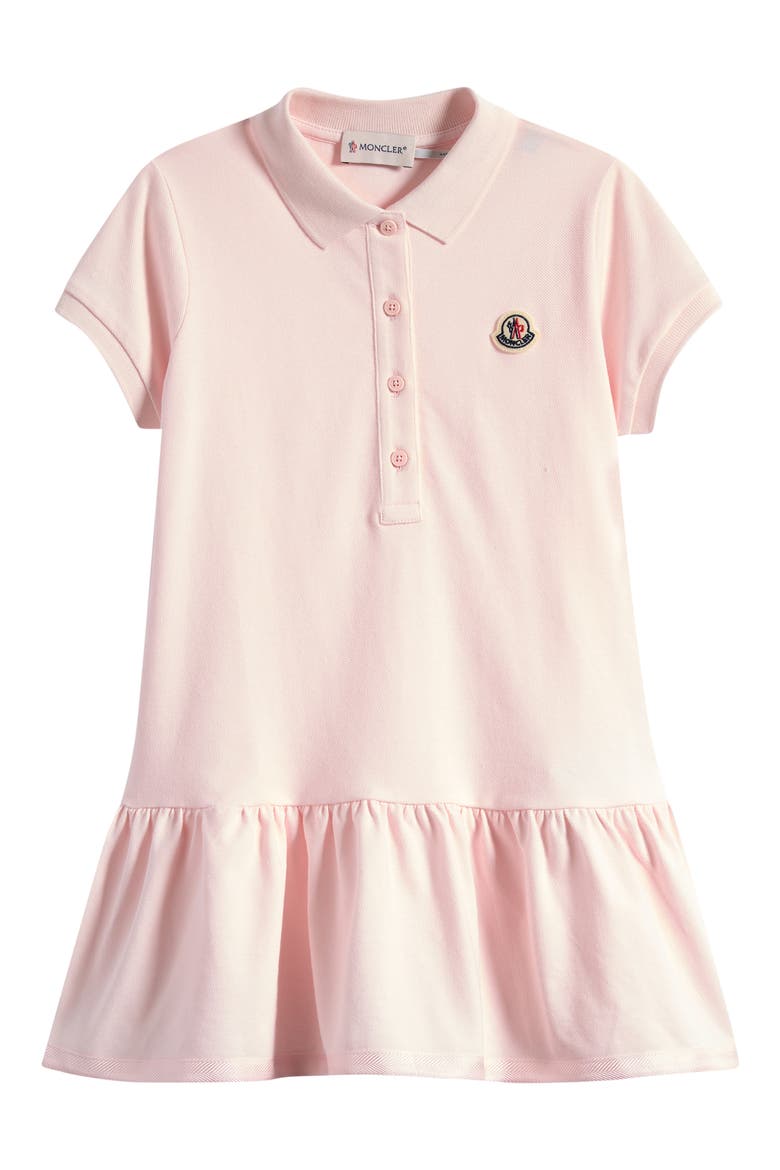 Kids' Piquè Polo Dress, Main, color, LIGHT PINK