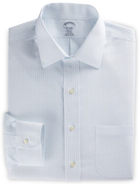 Checkered Graph Dress Shirt
