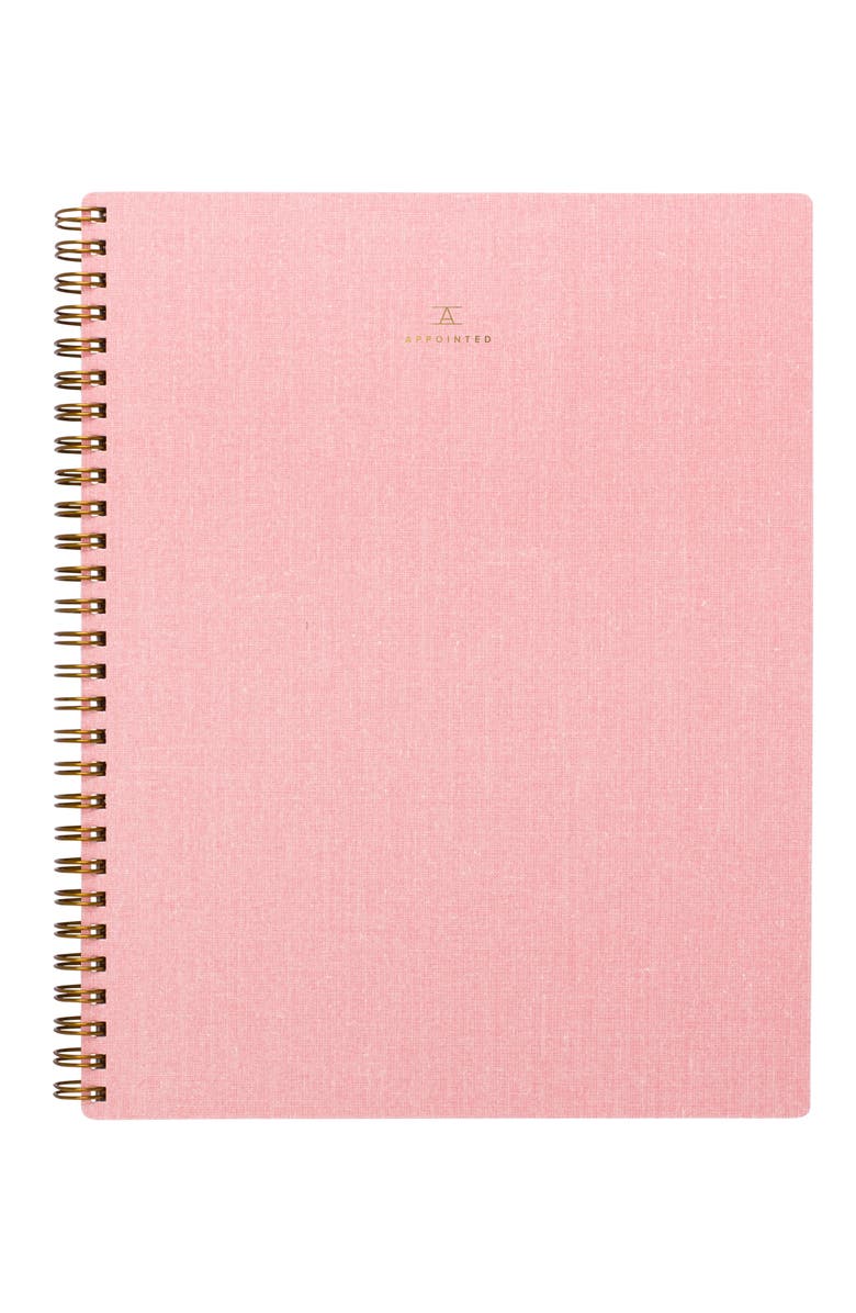 Appointed Hardcover Spiral Notebook, Main, color, 