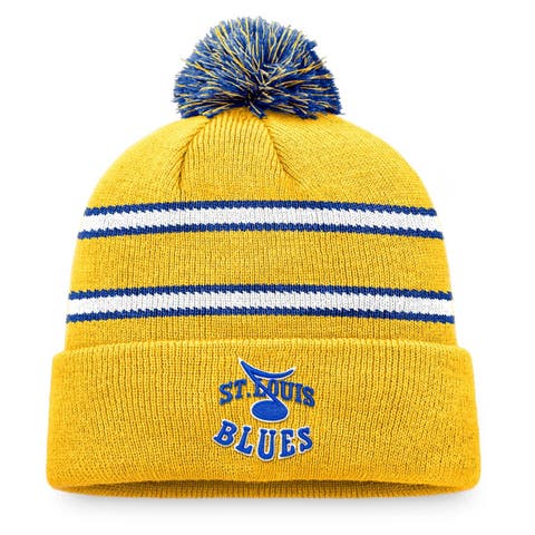 Men's Fanatics Branded  Blue St. Louis Blues Special Edition 2.0 Cuffed Knit Hat with Pom