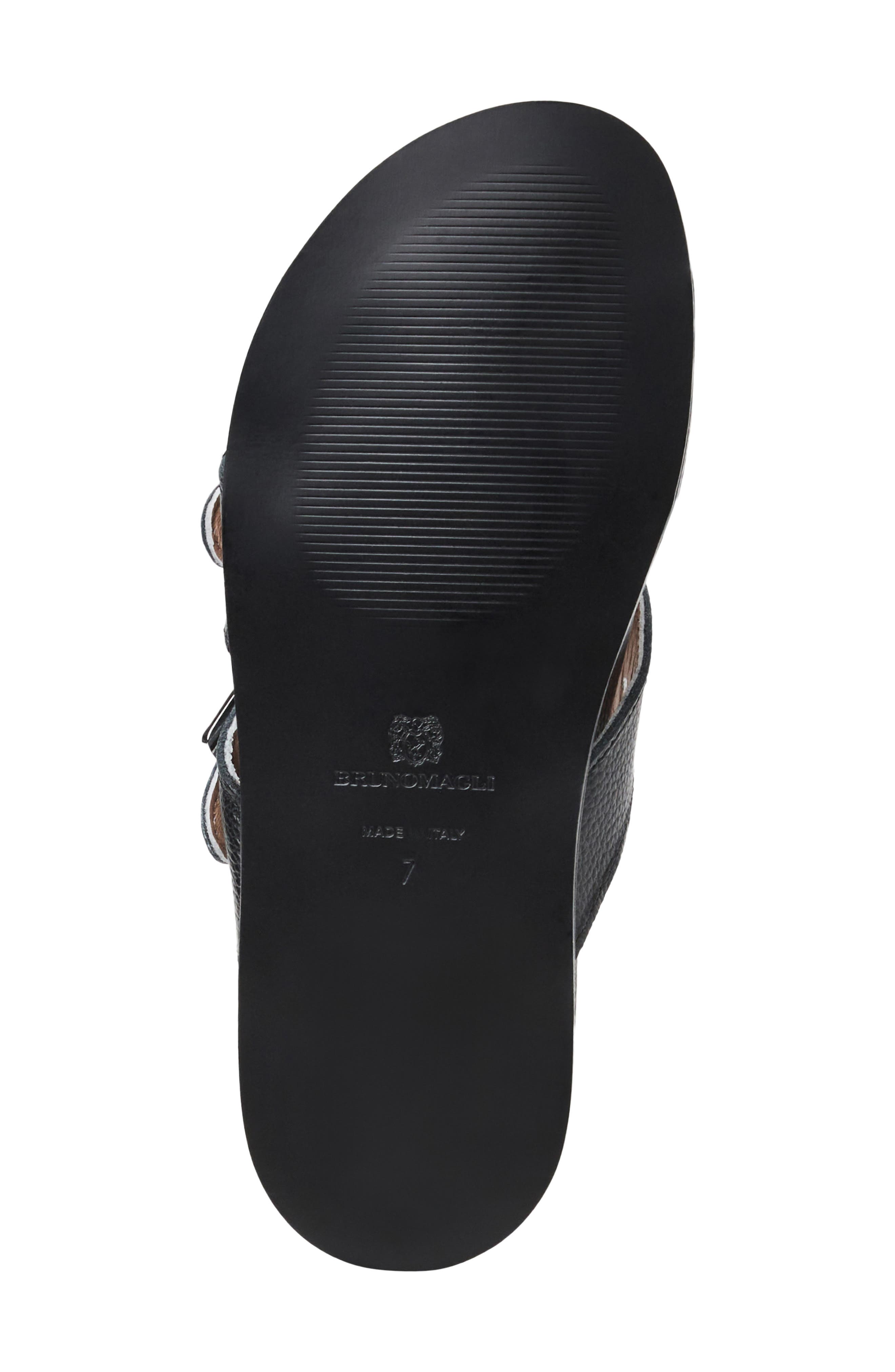 Bruno Magli Genesis Slide Sandal, Alternate, color, Black Tumbled