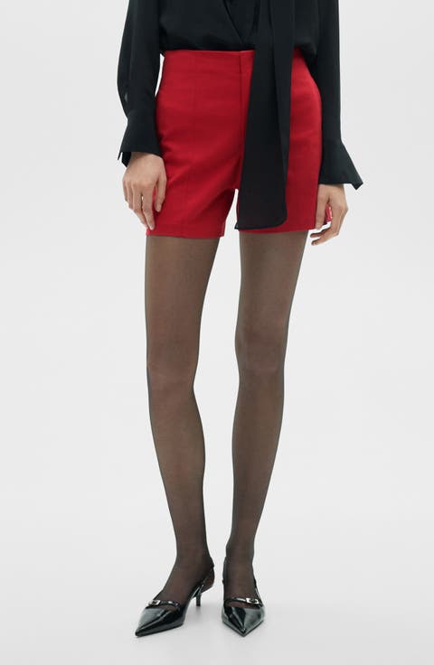 High Waist Cotton Shorts