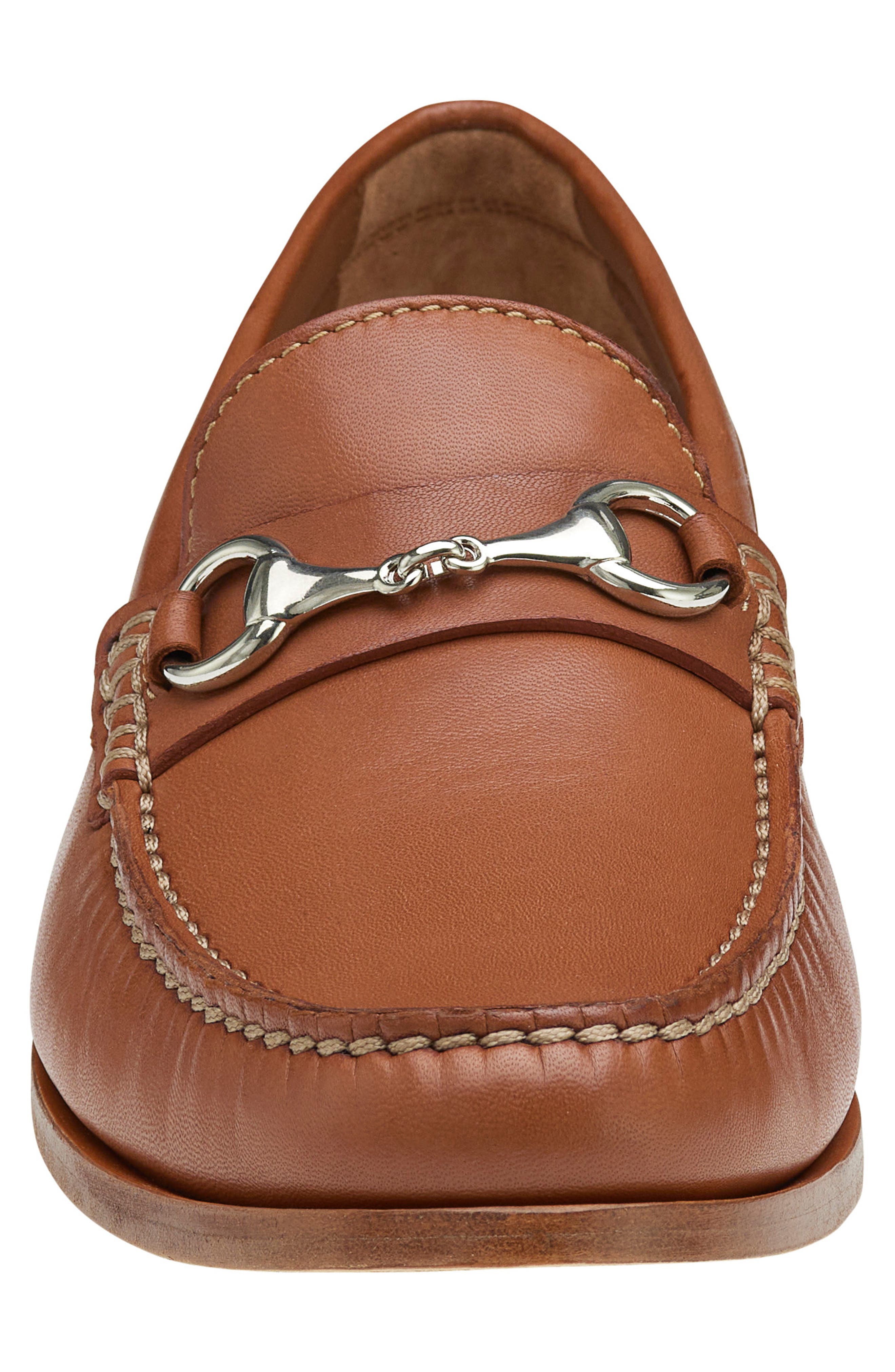 Baldwin Bit Loafer, Alternate, color, COGNAC SHEEPSKIN