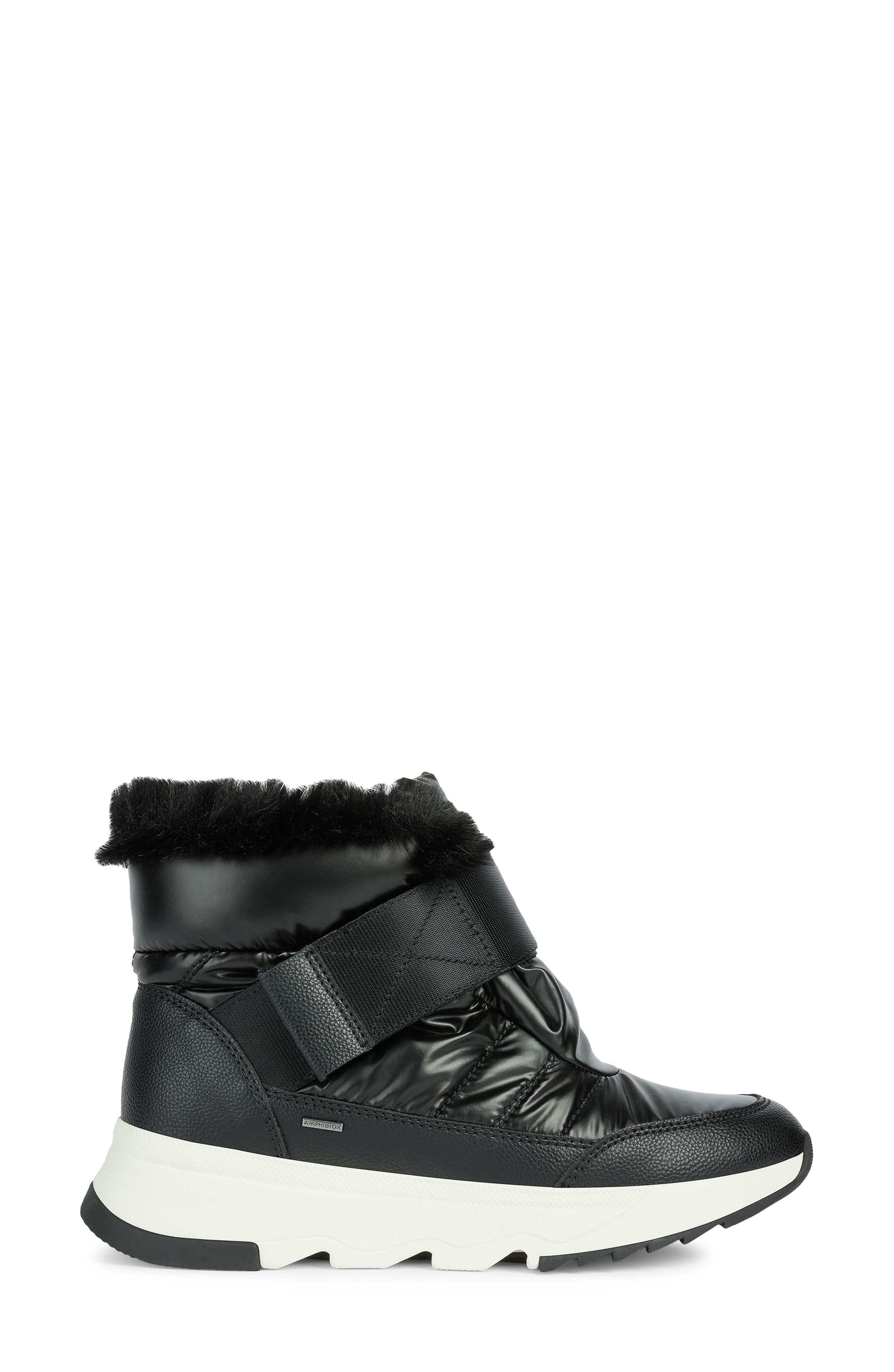 Geox Falena Amphibiox<sup>™</sup> Faux Fur Lined Waterproof Boot, Alternate, color, 