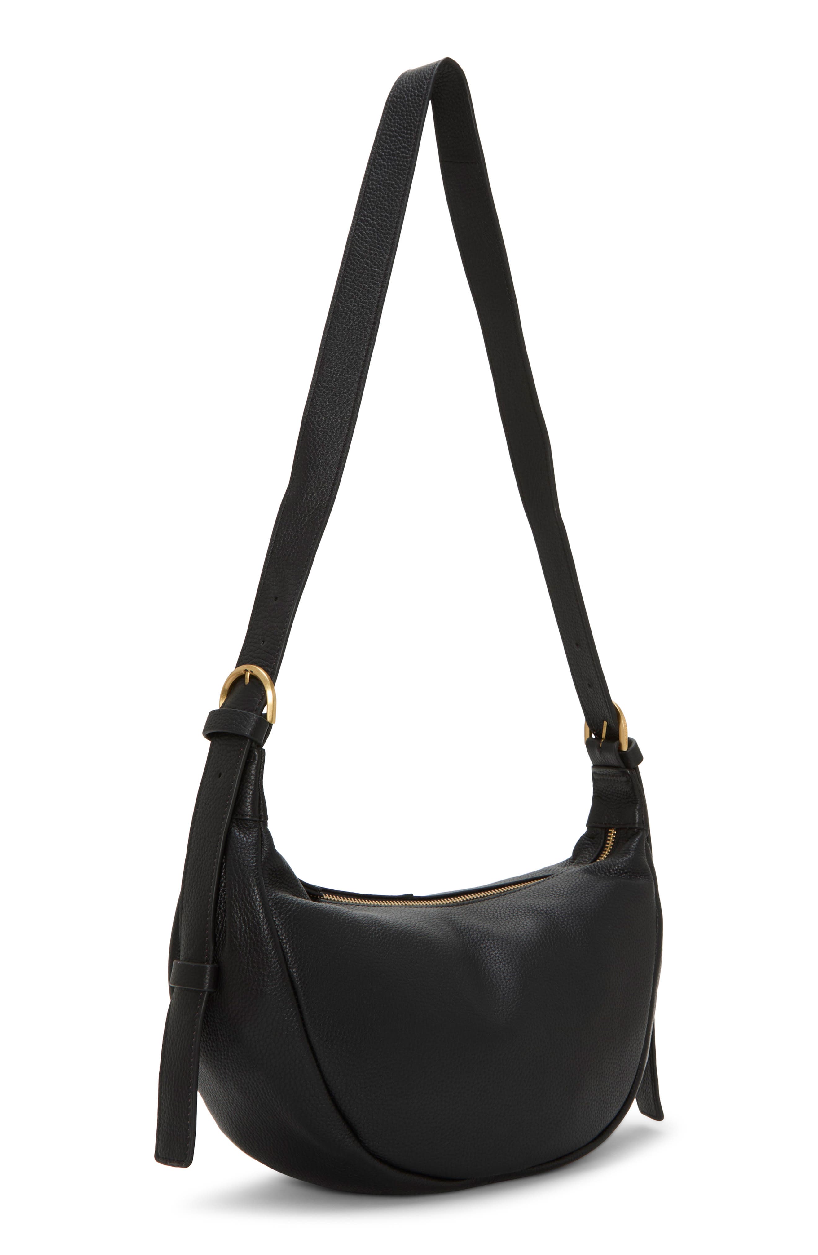 Vince Camuto Jenna Leather Crossbody Bag, Alternate, color, Oxford