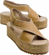 Forever & Always Shoes Bellezza Leather Platform Sandal