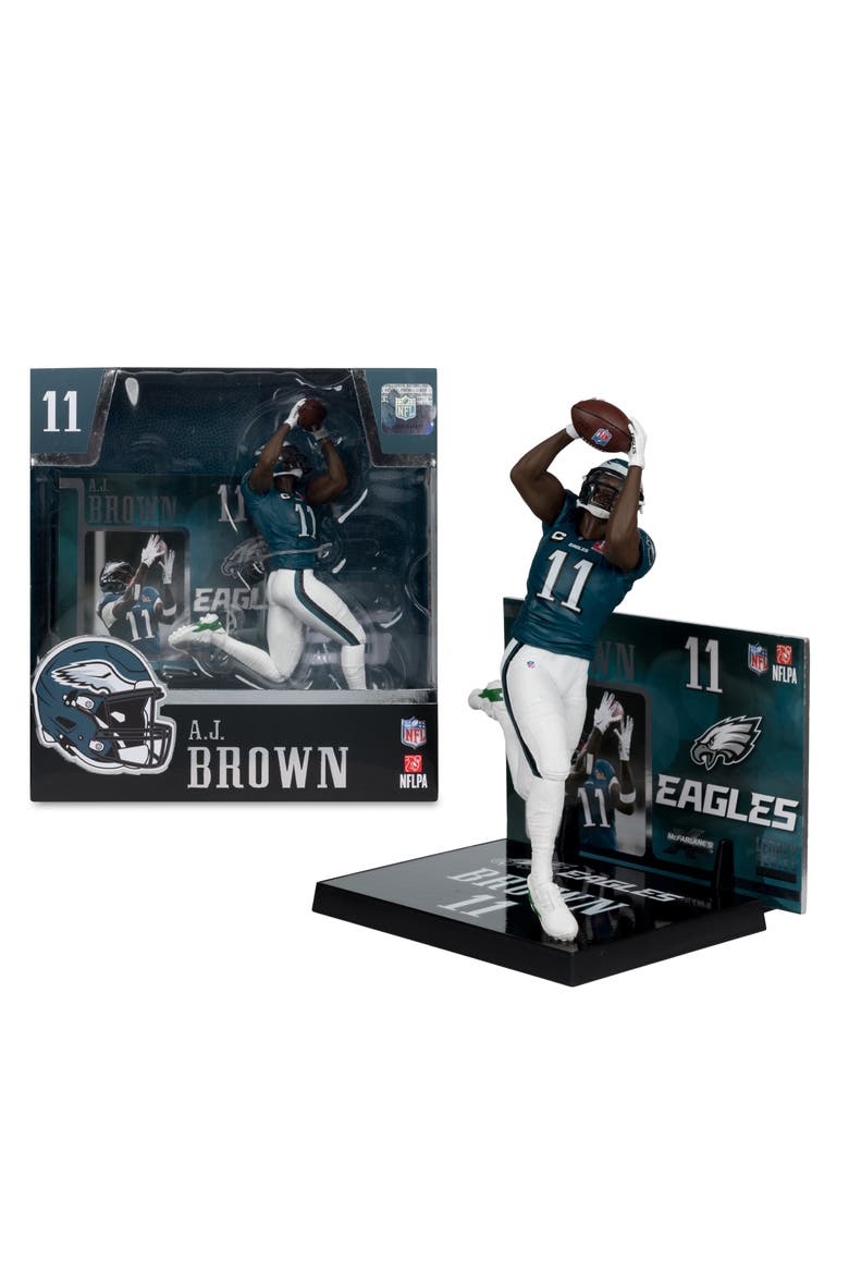 A.J. Brown (Eagles Super Bowl Edition) NFL 7" Figure McFarlane, Main, color, Multi-Color