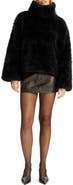 Bardot Renata Faux Fur Turtleneck