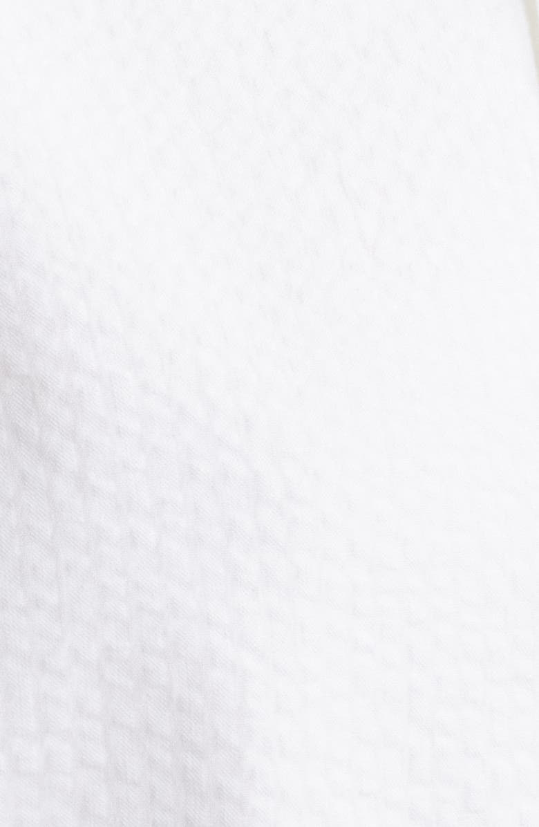 FRAME Cotton Seersucker Camp Shirt, Alternate, color, White