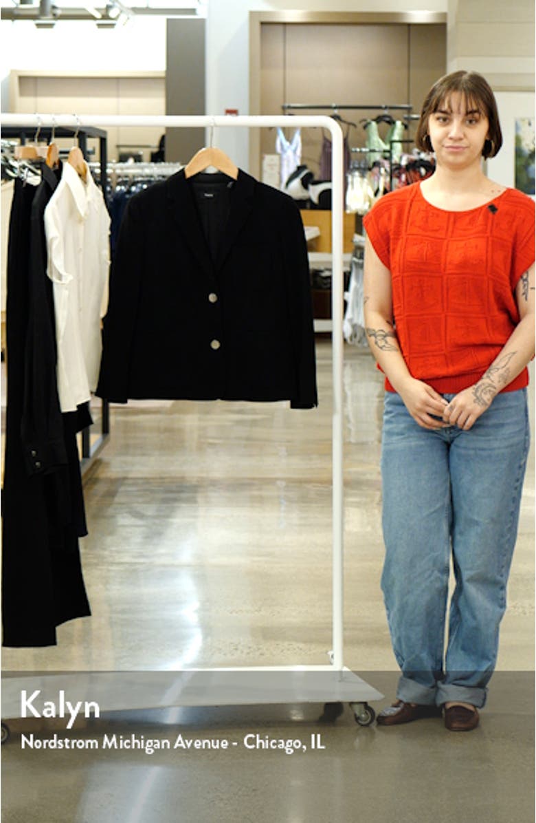 Shrunken Single Breasted Blazer, sales video thumbnail