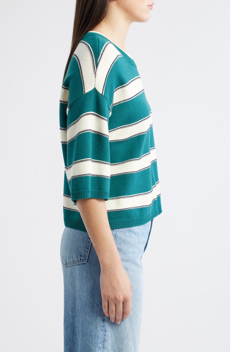 Wit
Wisdom Boxy Stripe Sweater, Alternate, color,