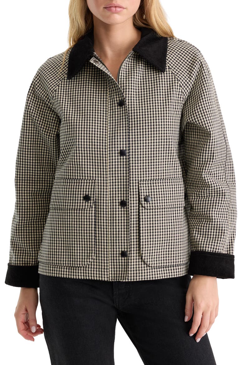 The Heritage Jacket, Main, color, BLACK CHECK