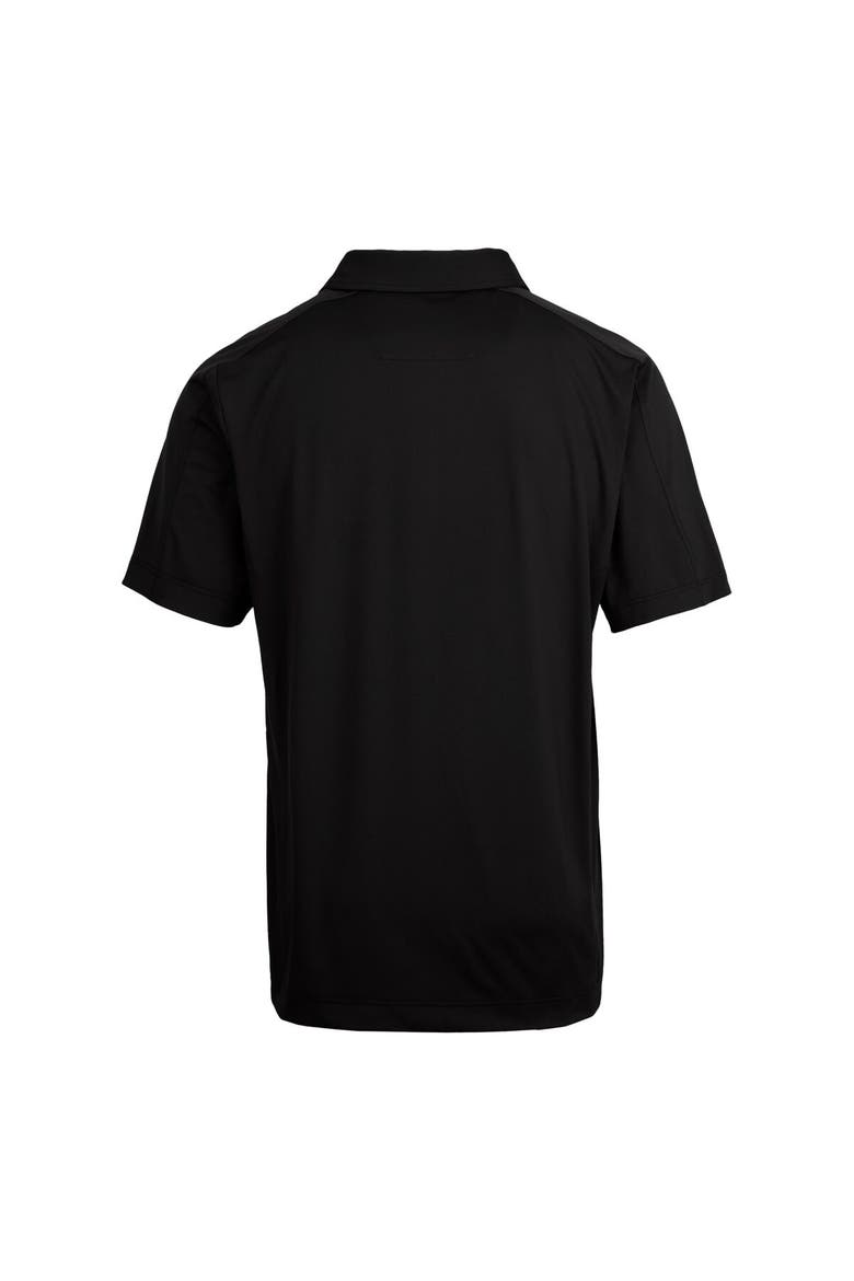 Men's Cutter & Buck  Black ACC Gear Prospect Textured Stretch Polo, Alternate, color, Black
