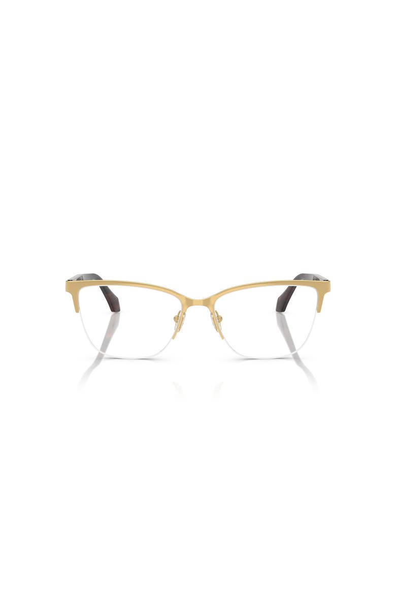 Versace 52mm Cat Eye optical glasses, Alternate, color, Gold