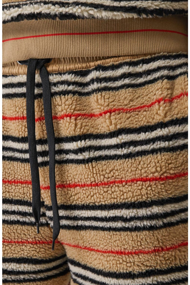 Howell Stripe Fleece Shorts, Alternate, color, ARCHIVE BEIGE IP S