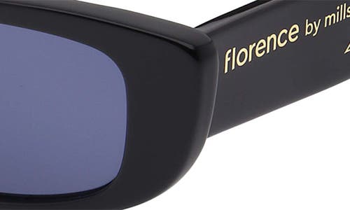 Florence By Mills 53mm Rectangular Sunglasses In Purple