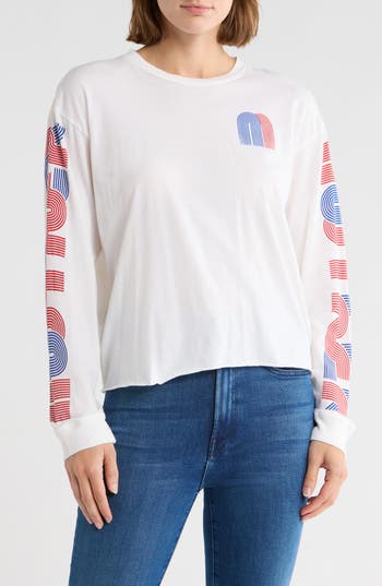 Mother The Slouch Raw Hem T-shirt