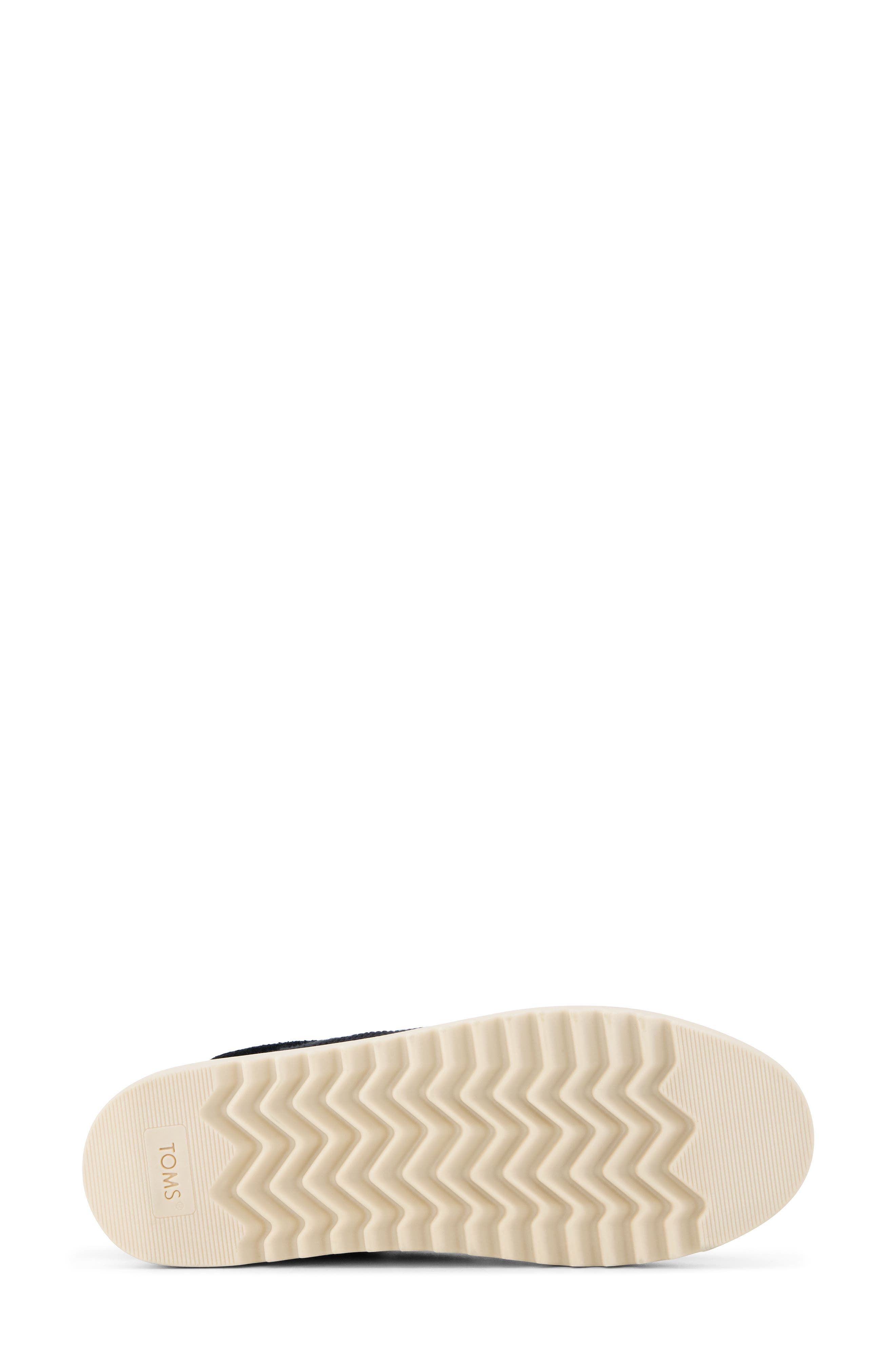 TOMS Rea Platform Sneaker, Alternate, color, Black