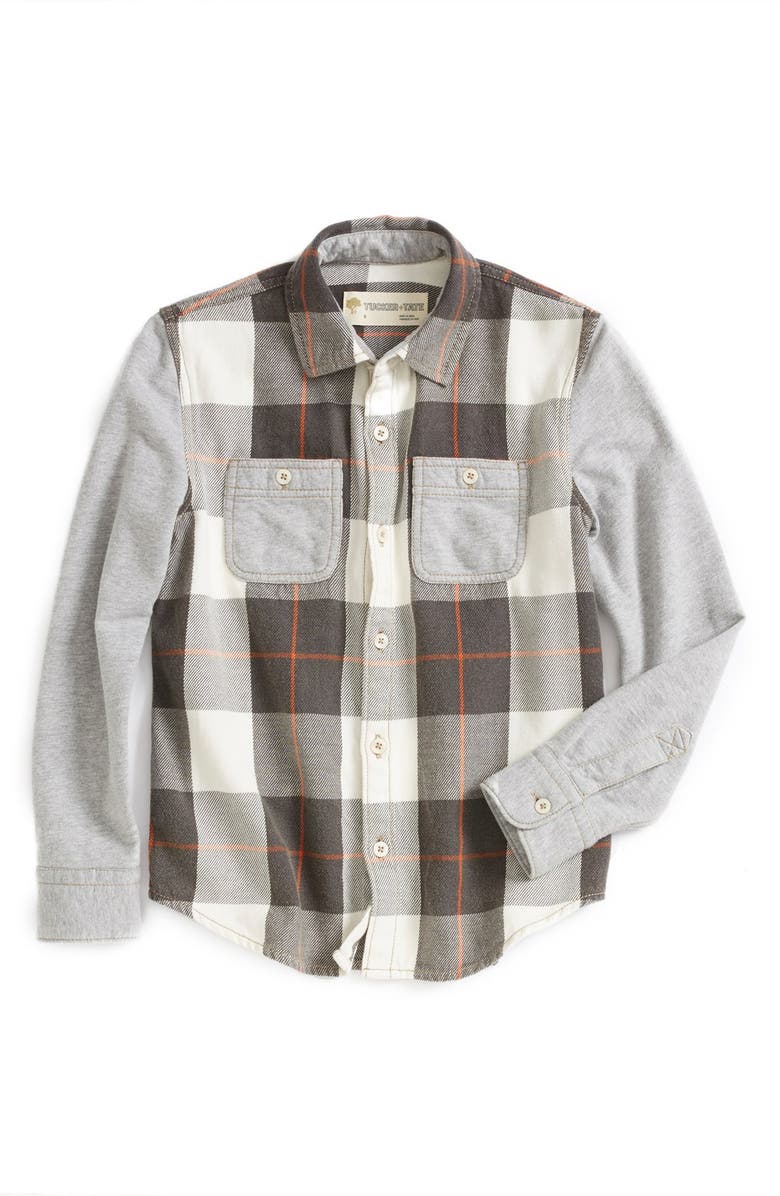 Tucker + Tate 'Feel the Funk' Woven Shirt, Main, color, 